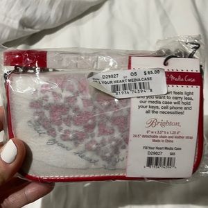 Brighton “Fill your heart” media case NWT hearts red